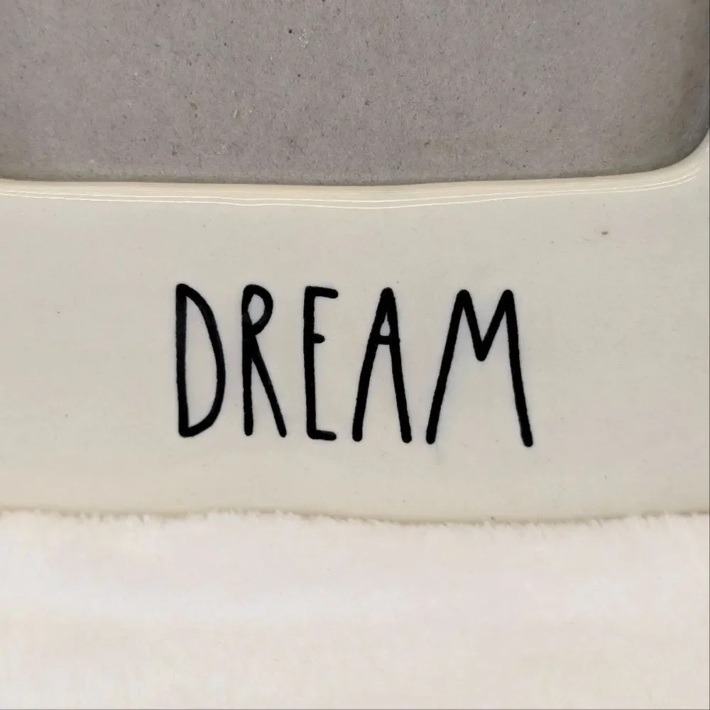 Rae Dunn DREAM Ceramic Photo Frame - 3.5